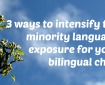 Minority language exposure
